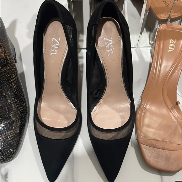 Zara Trendy Shoes & Adidas Sneakers- BLACK HEELS EXCLUDED - Picture 7 of 8